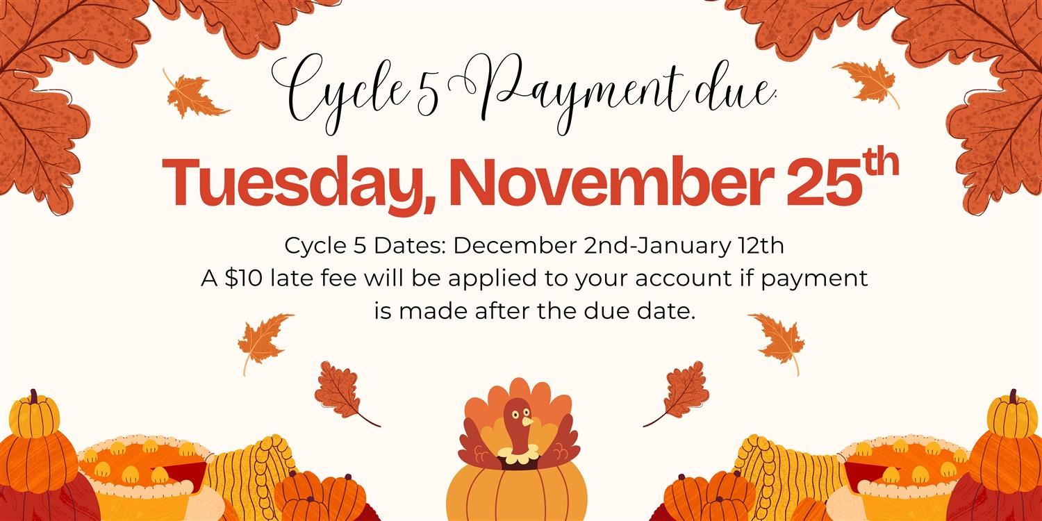 Cycle 5 Payment Reminder